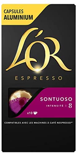 Lor Cafe Espres Sontuoso N8 10 Capsule 